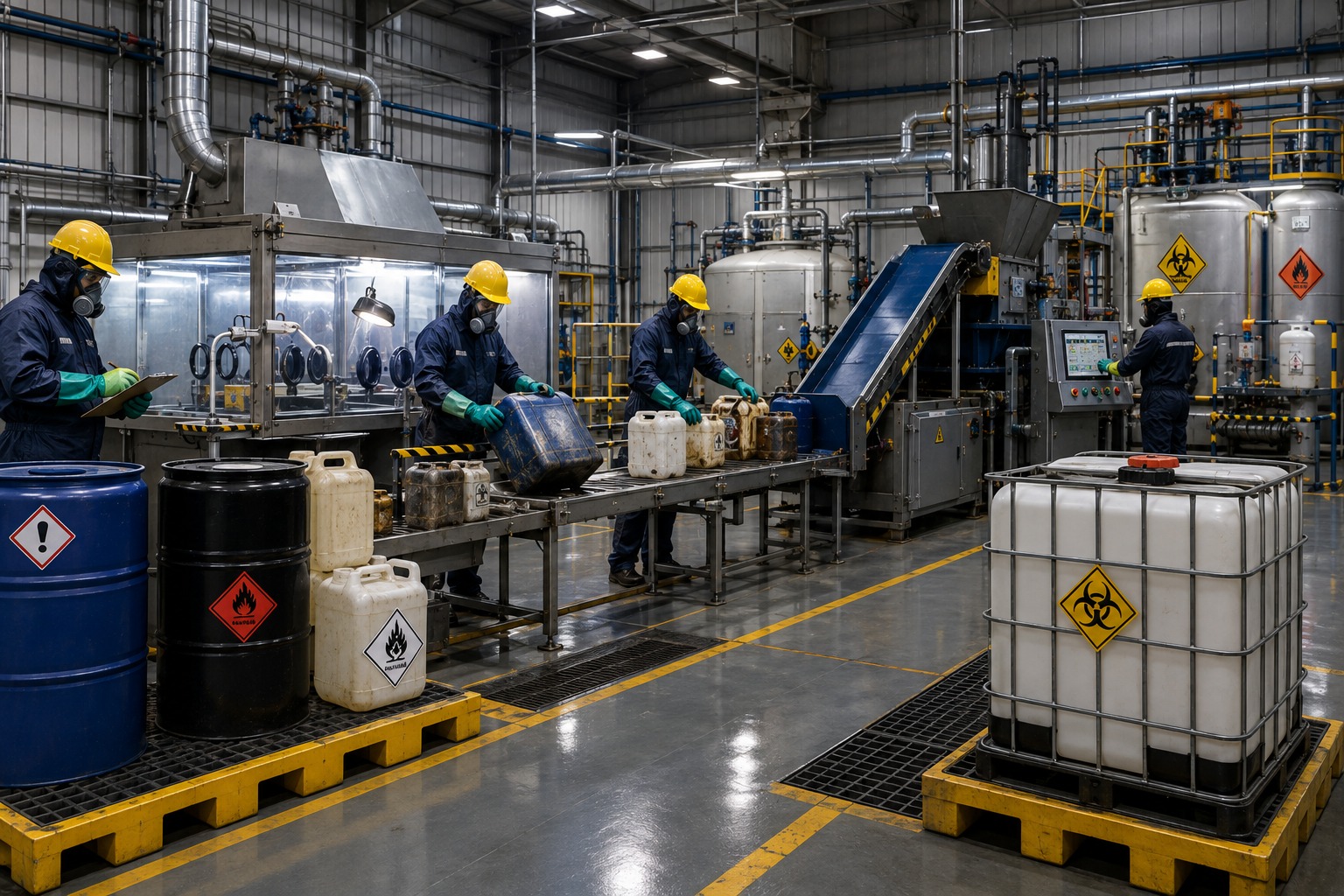 Scientific Waste Pre-Processing Facility
